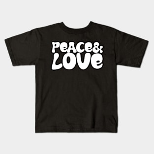 Peace and Love Kids T-Shirt